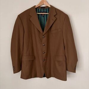 Vintage Tommy Hilfiger Camel Wool Cashmere Blazer